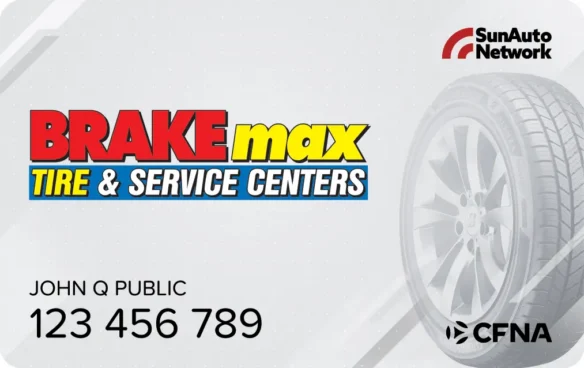 BRAKEmax Tire & Service Centers Credit Card
